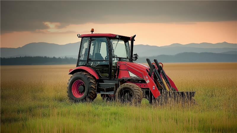 Trator em plantação representando as modalidades do Sompo RD Equipamentos.